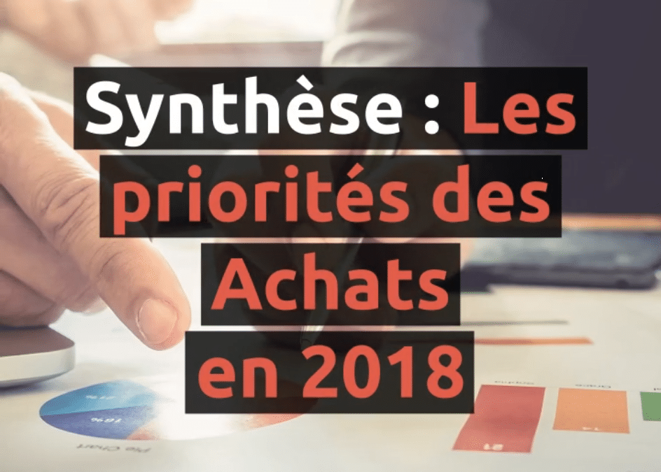 La réduction des coûts : priorité Achats n°1 en 2018